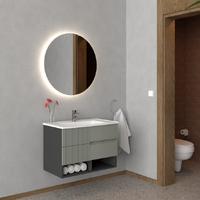 BANU 80 CM BANYO DOLAP TAKIMI 3 PARÇA