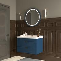 BLUE 80CM BANYO DOLAP TAKIMI 3 PARÇA