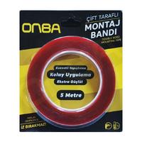 ONBA 10X5MT ÇİFT TARAFLI MONTAJ BANDI