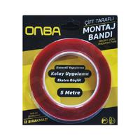 ONBA 18X5MT ÇİFT TARAFLI MONTAJ BANDI