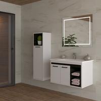 PİAZZA 80 CM BANYO DOLAP TAKIMI 3 PARÇA